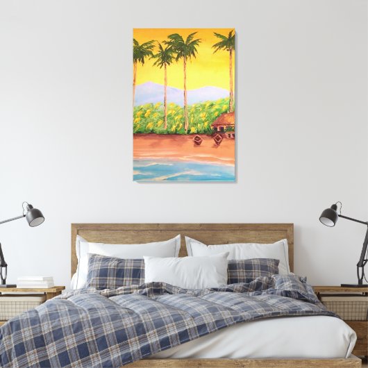 Beach Leinwanddruck (Insitu (Schlafzimmer))