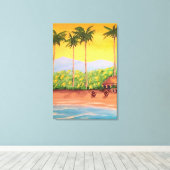 Beach Leinwanddruck (Insitu (Holzboden))