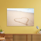 Beach Liebe I Leinwanddruck (Insitu (Wohnzimmer))