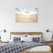 Beach Liebe II Leinwanddruck (Insitu (Schlafzimmer))
