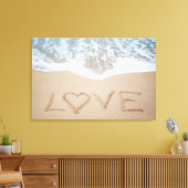 Beach Liebe II Leinwanddruck (Insitu (Wohnzimmer))