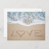 Beach Liebe II Postkarte (Vorne/Hinten)