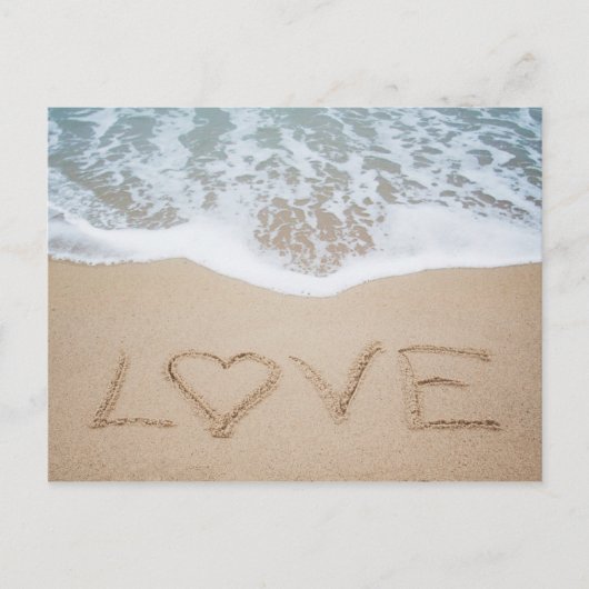Beach Liebe II Postkarte (Vorderseite)