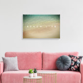 Beach Life Aruba Sand Blue Ocean Leinwanddruck (Insitu (Wohnzimmer))