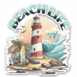 Beach Life Aufkleber