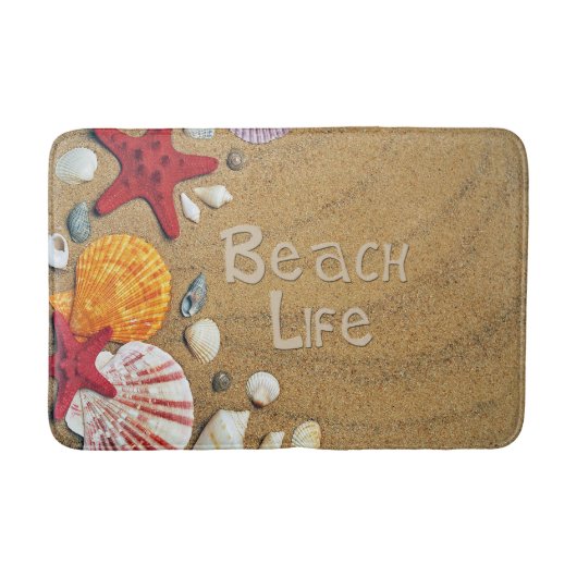 Beach Life Badematte (Vorderseite)