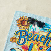 Beach Life Blue Strandtuch (Beispiel)