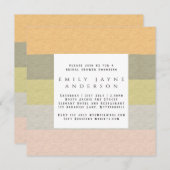 Beach Life Color Block Modernes Brautparty Einladung (Vorne/Hinten)