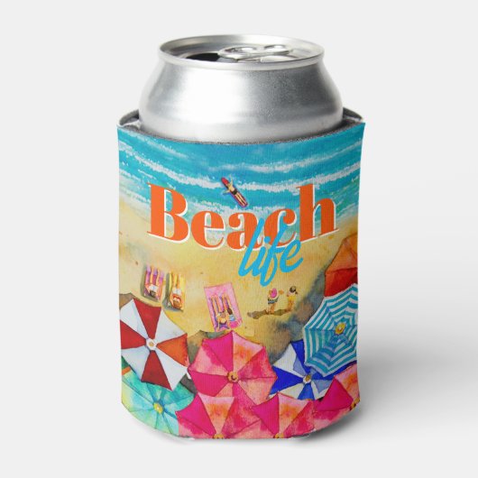 Beach Life Dosenkühler (Kanne Vorderseite)