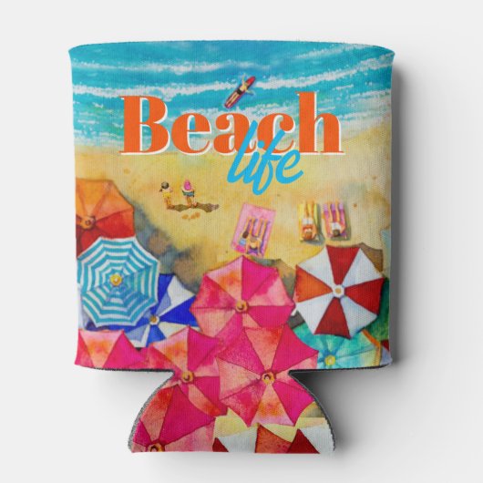 Beach Life Dosenkühler (Rückseite)