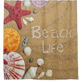Beach Life Duschvorhang (Vorderseite)
