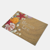 Beach Life Fußmatte (Schrägansicht)