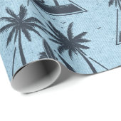 Beach Life Geometric Geschenkpapier (Rolleneckpunkt)