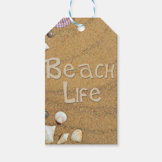 Beach Life Geschenkanhänger (Vorderseite)
