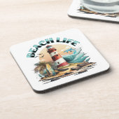 Beach Life Getränkeuntersetzer (Linke Seite)