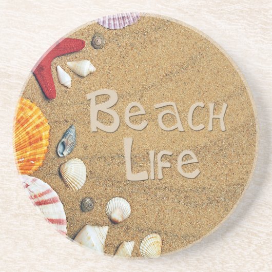 Beach Life Getränkeuntersetzer (Vorne)
