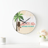 Beach Life Große Wanduhr (Zuhause)