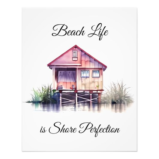 Beach Life ist Shore Perfektion Fotodruck (Vorne)