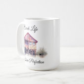 Beach Life ist Shore Perfektion Kaffeetasse (Vorderseite Links)