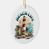 Beach Life Keramik Ornament (Rechts)