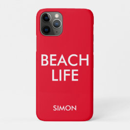 Beach Life Lifeguard Geschenk Red Case-Mate iPhone Hülle
