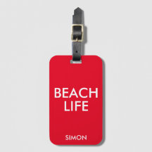 Beach Life Lifeguard Geschenk Red