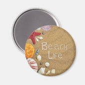 Beach Life Magnet (Vorderseite/Rückseite)