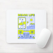 Beach Life Mousepad (Mit Mouse)