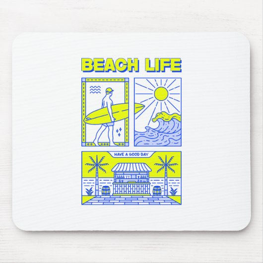 Beach Life Mousepad (Vorne)