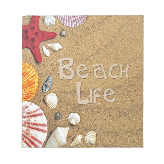 Beach Life Notizblock (Vorderseite)