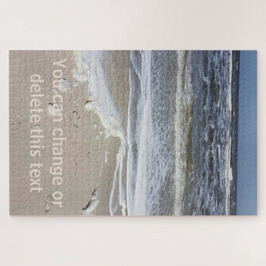 Beach Life Ocean Waves Fotografie Puzzle (Horizontal)