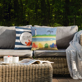 Beach Life Personalisiert Kissen