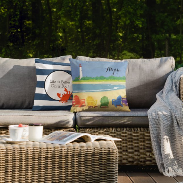 Beach Life Personalisiert Kissen (Von Creator hochgeladen)