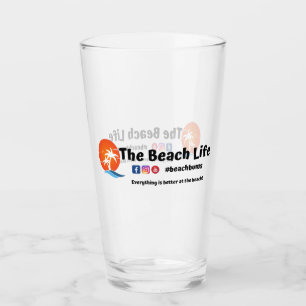 Beach Life - Pint Glass Glas
