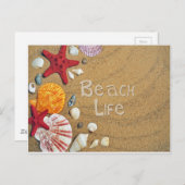 Beach Life Postkarte (Vorne/Hinten)