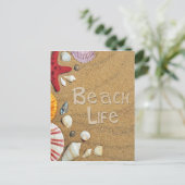 Beach Life Postkarte (Stehend Vorderseite)