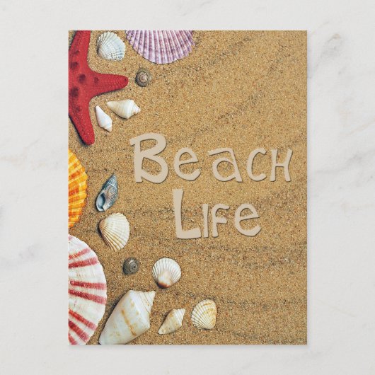 Beach Life Postkarte (Vorderseite)