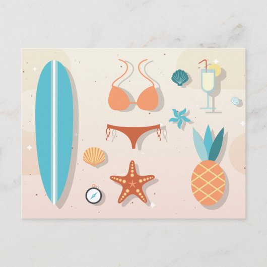 Beach Life Postkarte (Vorderseite)