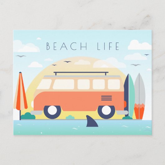 Beach Life Postkarte (Vorderseite)
