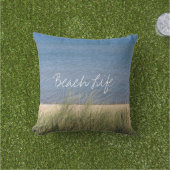 Beach Life Quotes Foto Custom Landschaftlich Coast Kissen (Golfball-Marker)