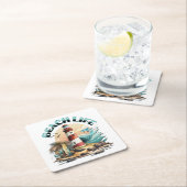 Beach Life Rechteckiger Pappuntersetzer (Vor Ort)