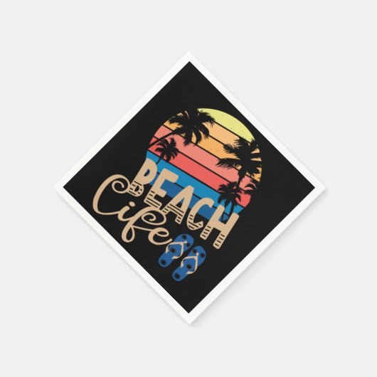 Beach Life Serviette (Ecke)