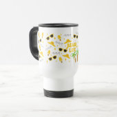 Beach Life Sublimation Reisebecher (Vorderseite Links)
