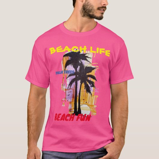 BEACH LIFE T-SHIRT (Vorderseite)