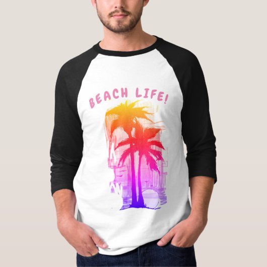 BEACH LIFE T - SHIRT (Vorderseite)
