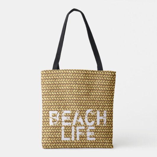 "Beach Life"-Tasche Tasche (Rückseite)