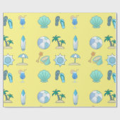 Beach Life Thunder_Cove Geschenkpapier (Flach)