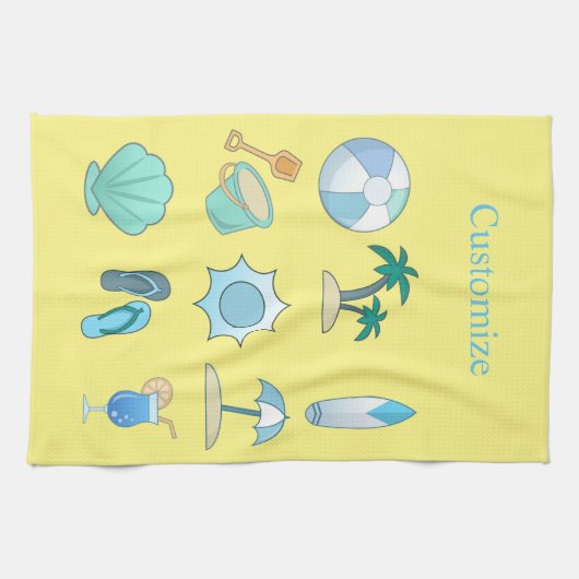 Beach Life Thunder_Cove Geschirrtuch (Horizontal)