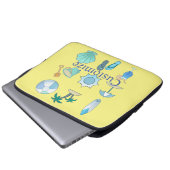 Beach Life Thunder_Cove Laptopschutzhülle (Vorne Knopf)