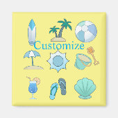 Beach Life Thunder_Cove Magnet (Vorne)